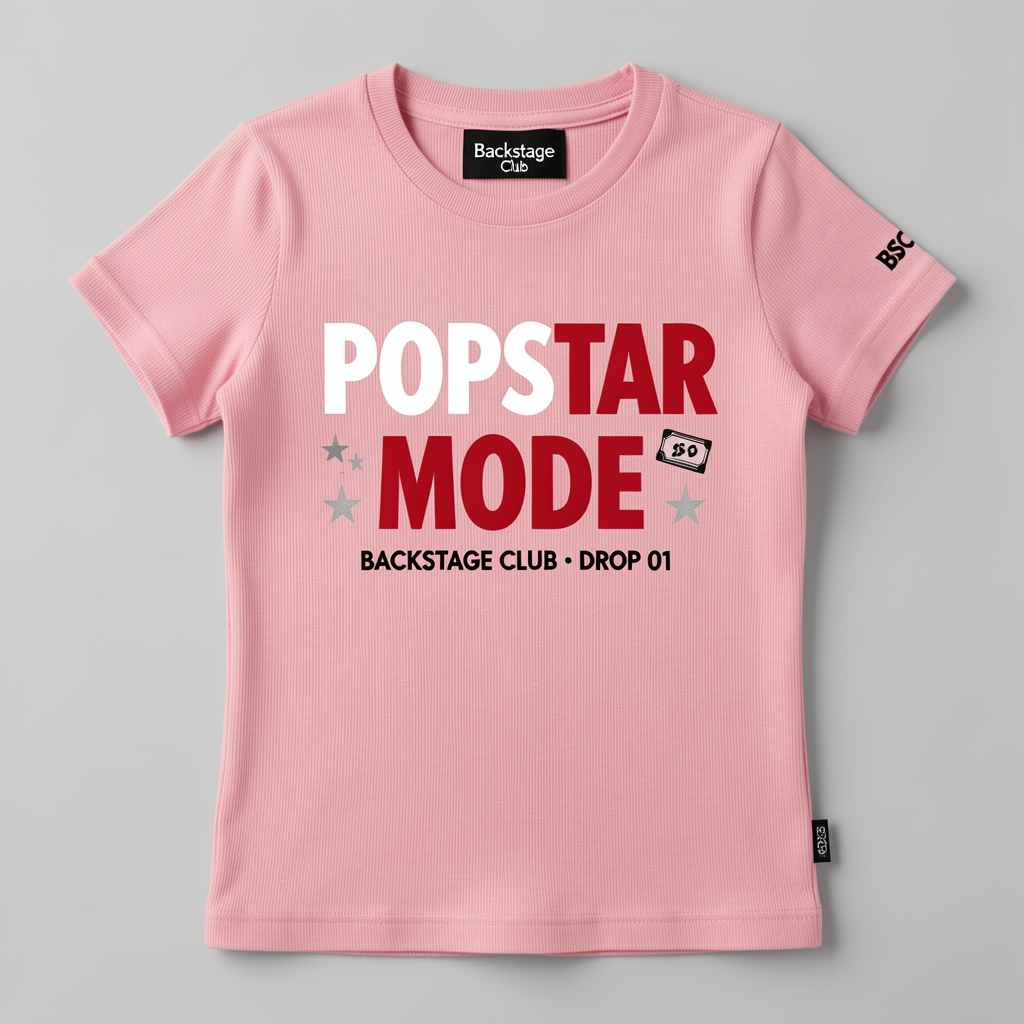 Baby tee POPSTAR MODE